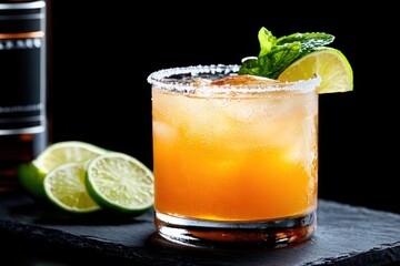 Crafting a refreshing classic margarita with tequila and lime juice at home cocktail recipe culinary delight mixology inspiration
