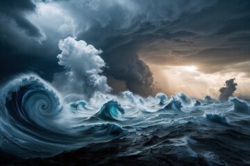 Fototapeta premium Cozy Rustic Wooden Cottage Surrounded by Beautiful Snowy Winter Landscape