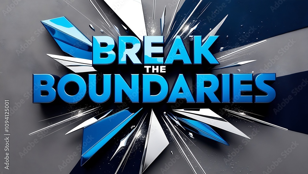 Poster 3d text 