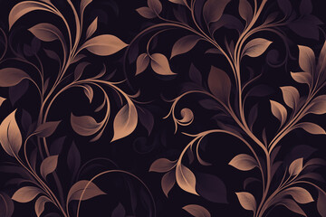 Floral pattern with vintage style seamless design