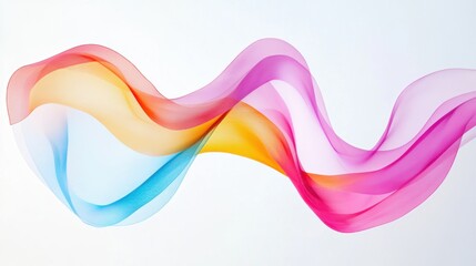 A flowing ribbon made of intertwined strands of various colors, symbolizing the unity and strength found in the diversity of inclusive communities, minimalist composition