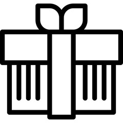 Gift, holiday, present, christmas Icon
