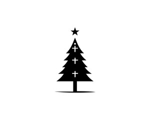 Christmas tree vector