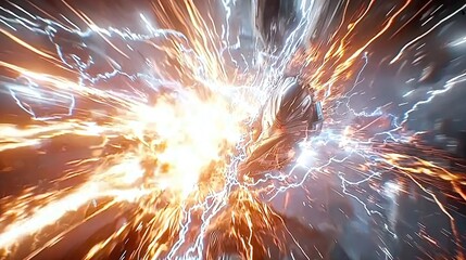 Abstract Explosion of Energy.