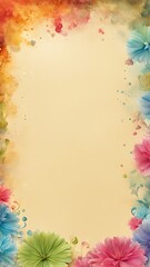 Obraz premium Vibrant Abstract Design with Creative Blank Space