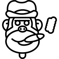 Smoking Ape