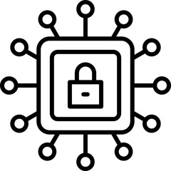 Cyber Security Icon