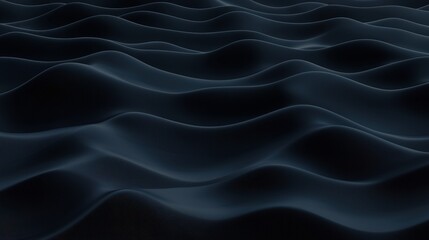 Futuristic Curving Waves in Metallic Deep Tones with Gradient Effects Captured in a Gigapixel Format for Creative and Design Inspiration