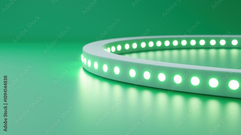 Poster elegant curved mesh design with glowing accents in minimal tech style for modern digital art and bac