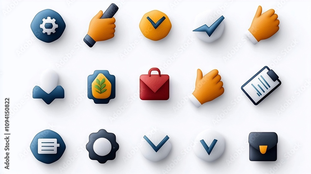 Poster A clean and modern line style showcasing a group of 15 web icons related to growth workshops including partnership mentorship
