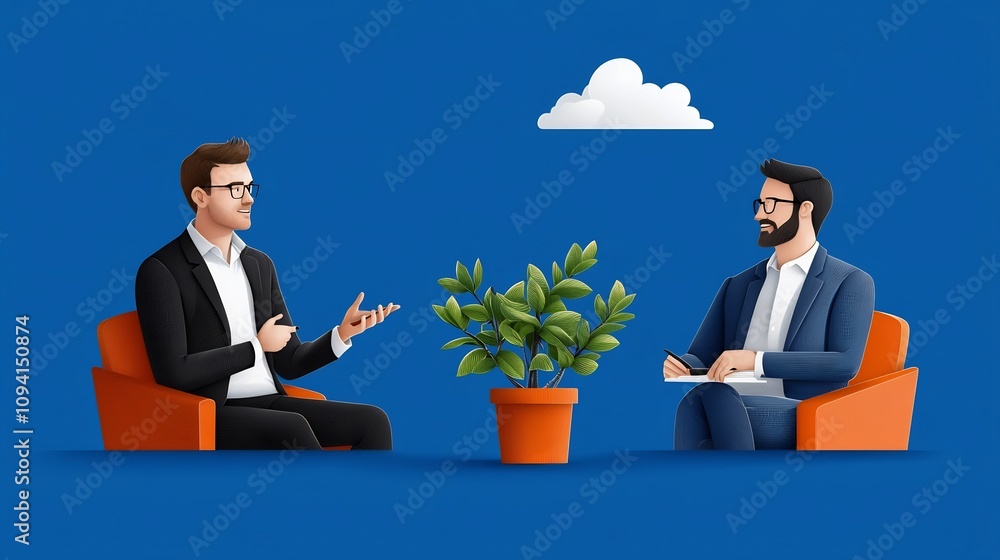 Aufkleber Clean and modern line style featuring a group of 15 web icons related to growth workshops including partnership mentorship and coaching concepts for business development and training services