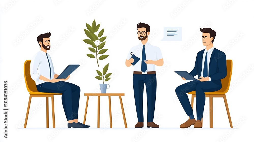Aufkleber minimalist of clean linear icons representing concepts for growth focused workshops seminars and tra