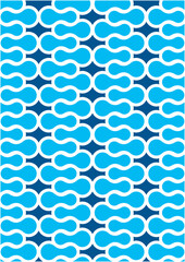 カラフルで賑やかなクリスマスをイメージした背景イラスト