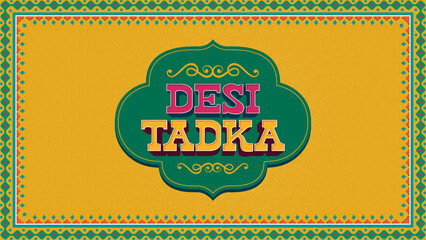 Desi Tadka – Authentic Punjabi Food Artwork Perfect for Restaurants and Cultural Branding Vector design