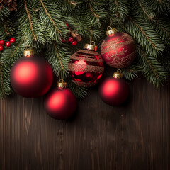 Fototapeta premium Background for a Christmas card.