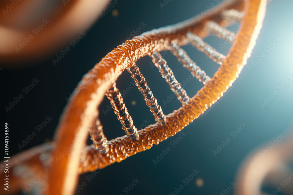 Poster dna helix structure, exploring the significance of dna architecture in genetic engineering and its i