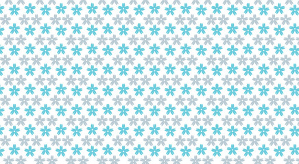 blue flowers on a white background.