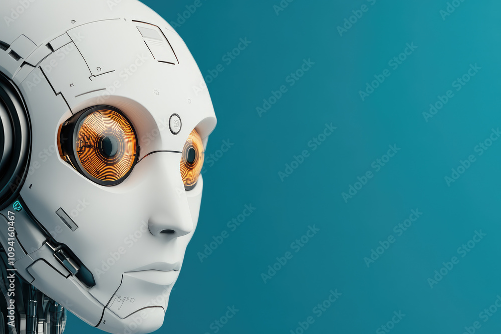 Aufkleber futuristic vision of ai innovation, exploring the transformative impact of artificial intelligence a