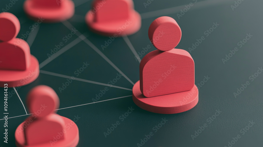 Poster global business networking framework, exploring data exchange dynamics, customer engagement strategi
