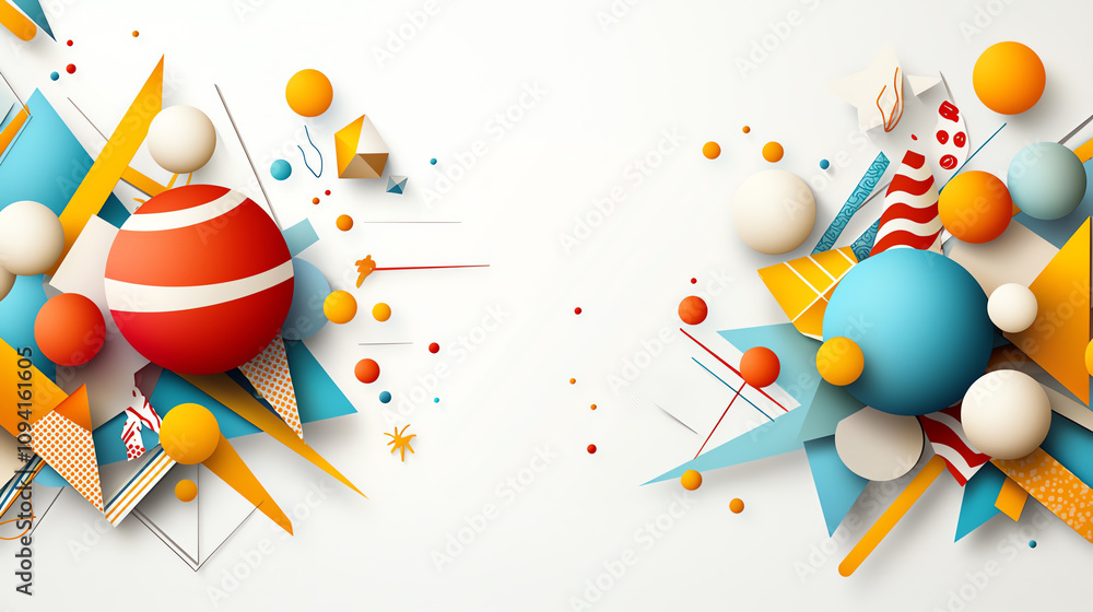 Poster dynamic sound resonance in abstract art creative studio digital design vibrant environment artistic 