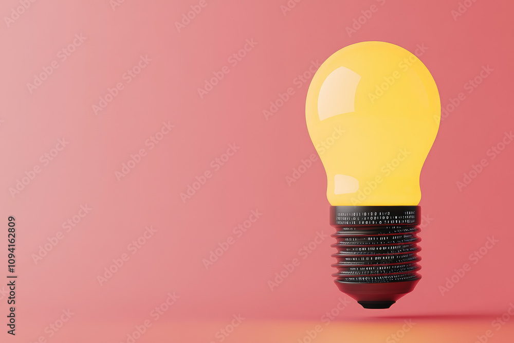 Poster futuristic light source with expansive data vortex, symbolizing innovation and advanced technology i