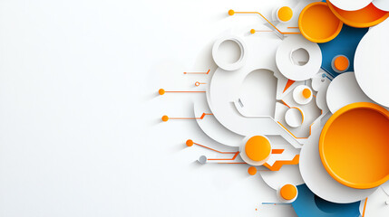 Obraz premium Creative resonance in modern graphic design abstract form digital art contemporary studio visual expression of sound