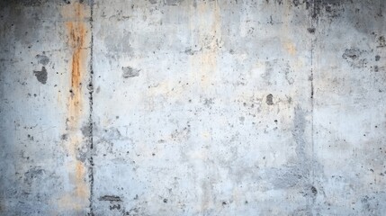 Fototapeta premium This textured concrete wall displays a blend of rough surfaces, stains, and weathering effects, showcasing an urban aesthetic