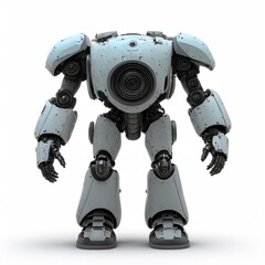 Fototapeta premium Futuristic Mecha Warrior - Explore the魅力 of Future Technology