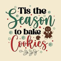 Christmas Baking SVG Design, Pot holder SVG Design, Baking season, Official cookie tester, Baking Crew