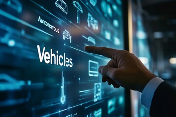 Futuristic Autonomous Vehicle Interface