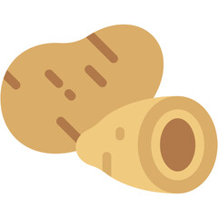 Vector Icon Potato, Vegetarian, Healthy Food, Organic, Harvest, Nature