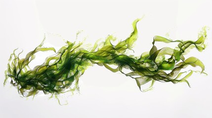 Abstract Seaweed Swirl
