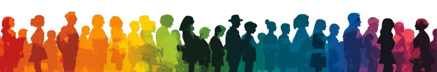 Diverse Women in Silhouette Together for International Solidarity and Empowerment