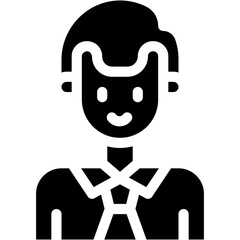 Vector Icon Judge, Professional, Attorney, Avatar, Man