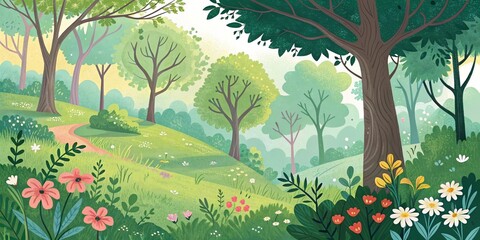 abstract beautiful nature background