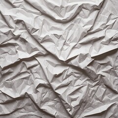 Obraz premium Abstract white crumpled and creased recycle paper texture background