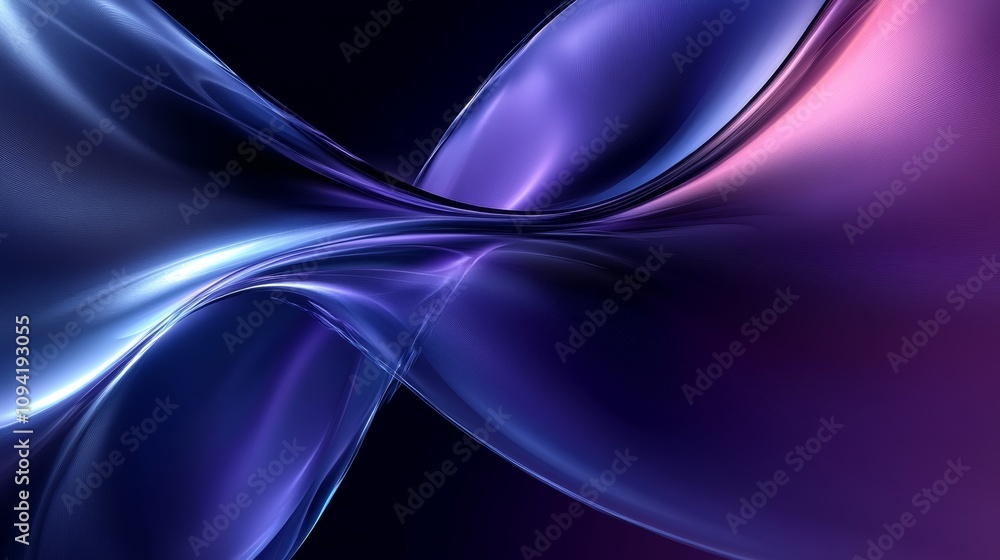 Poster abstract fluid colorful gradient background with iridescent waves and smooth curves in neon pastel c