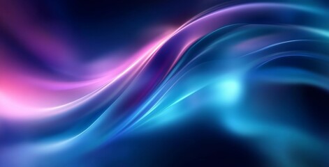 Obraz premium Abstract Energy Flow Light Trails Background
