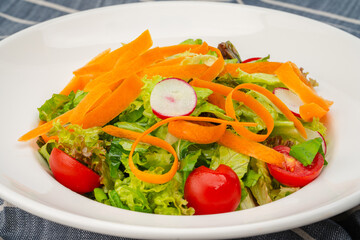 Fresh Seasonal Salad. Fresh Salad for Every Meal. Healthy spring salad.