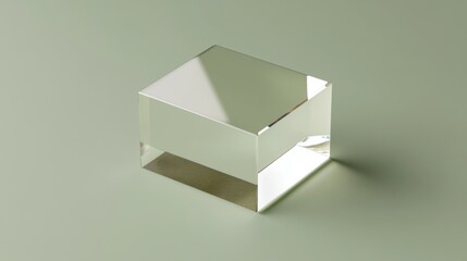 Glass Cube Minimal.