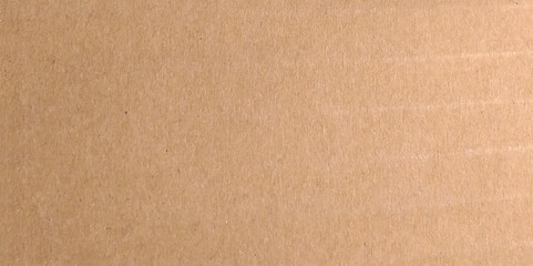 Cardboard sheet texture background, detail of recycle brown paper box pattern. Craft brown paper texture surface macro close up view. 
