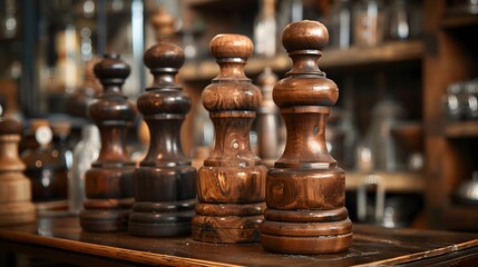 antique chess board