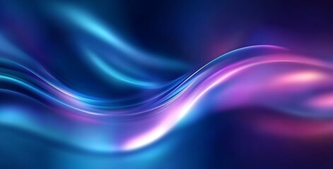 Naklejka premium Abstract Energy Flow Light Trails Dynamic Digital Background