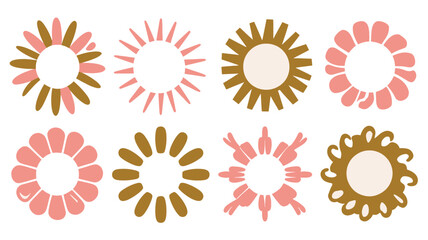 Chamomile daisy big set