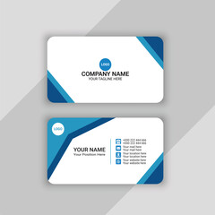 professional visiting card or business card template design