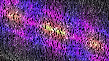 Abstract Glowing Lines With Particles Waving. 4к - Powered by Adobe