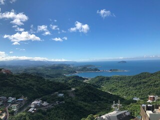 view from the top of the hill