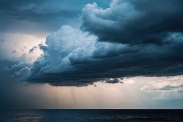 Dark Cloud Illustration Depicting Rain and Stormy Weather