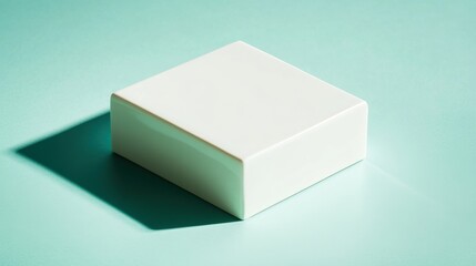 White Cube on Mint.