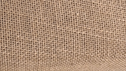 Detailed close-up of natural burlap texture. EPS 10